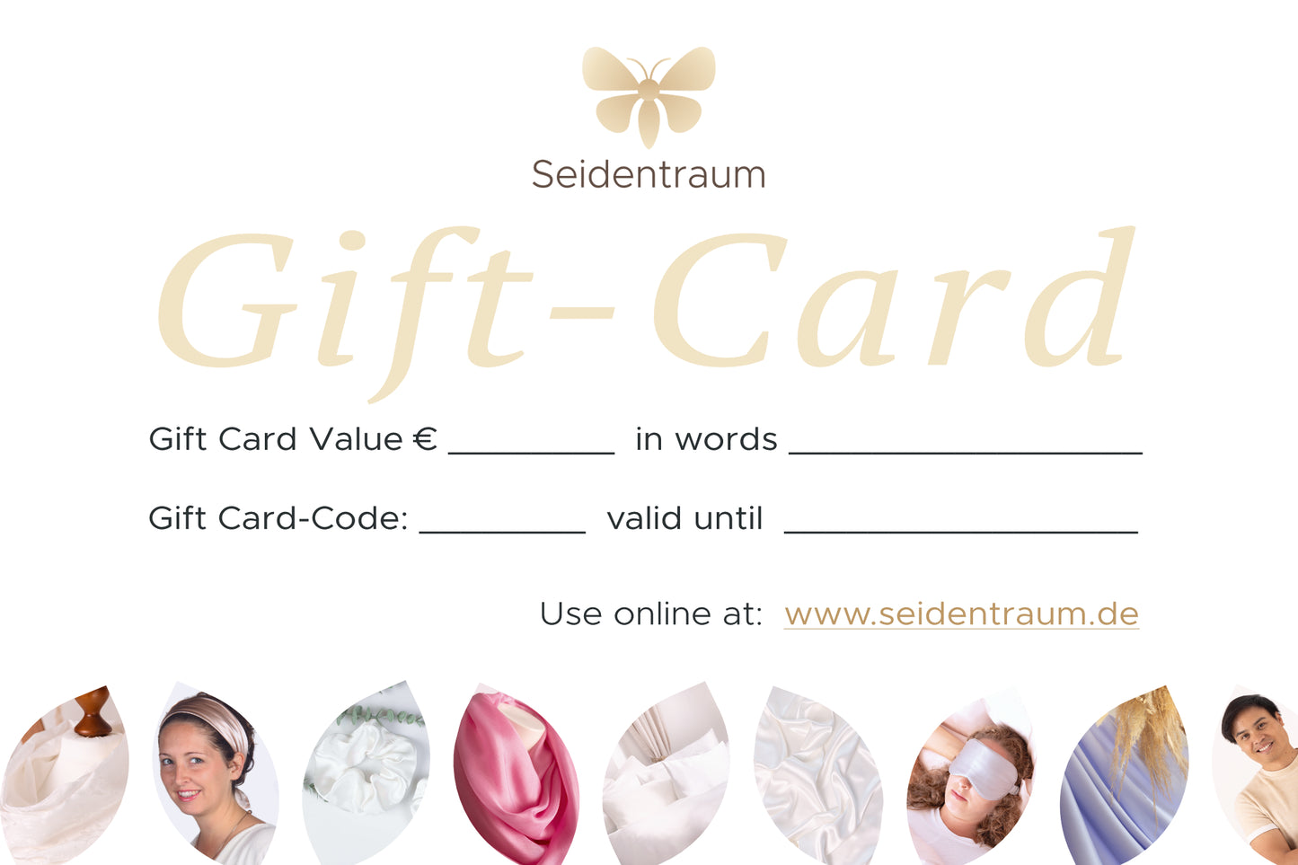 Seidentraum-Gutschein • Natürlich Peace Silky • Nachhaltig Schenken