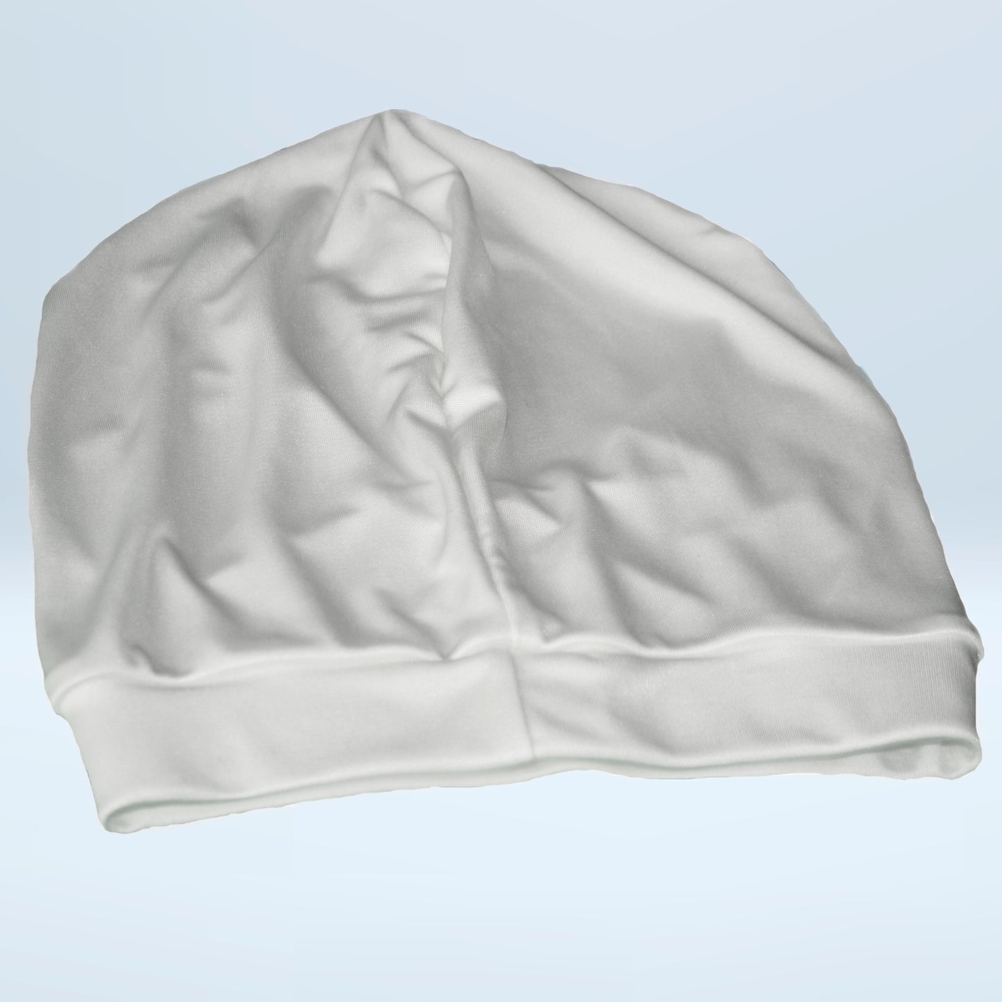 Seiden-Schlafhaube Turban von Seidenstern • Jersey • Natürliche Peace Silk • 100% Seide • Naturweiß