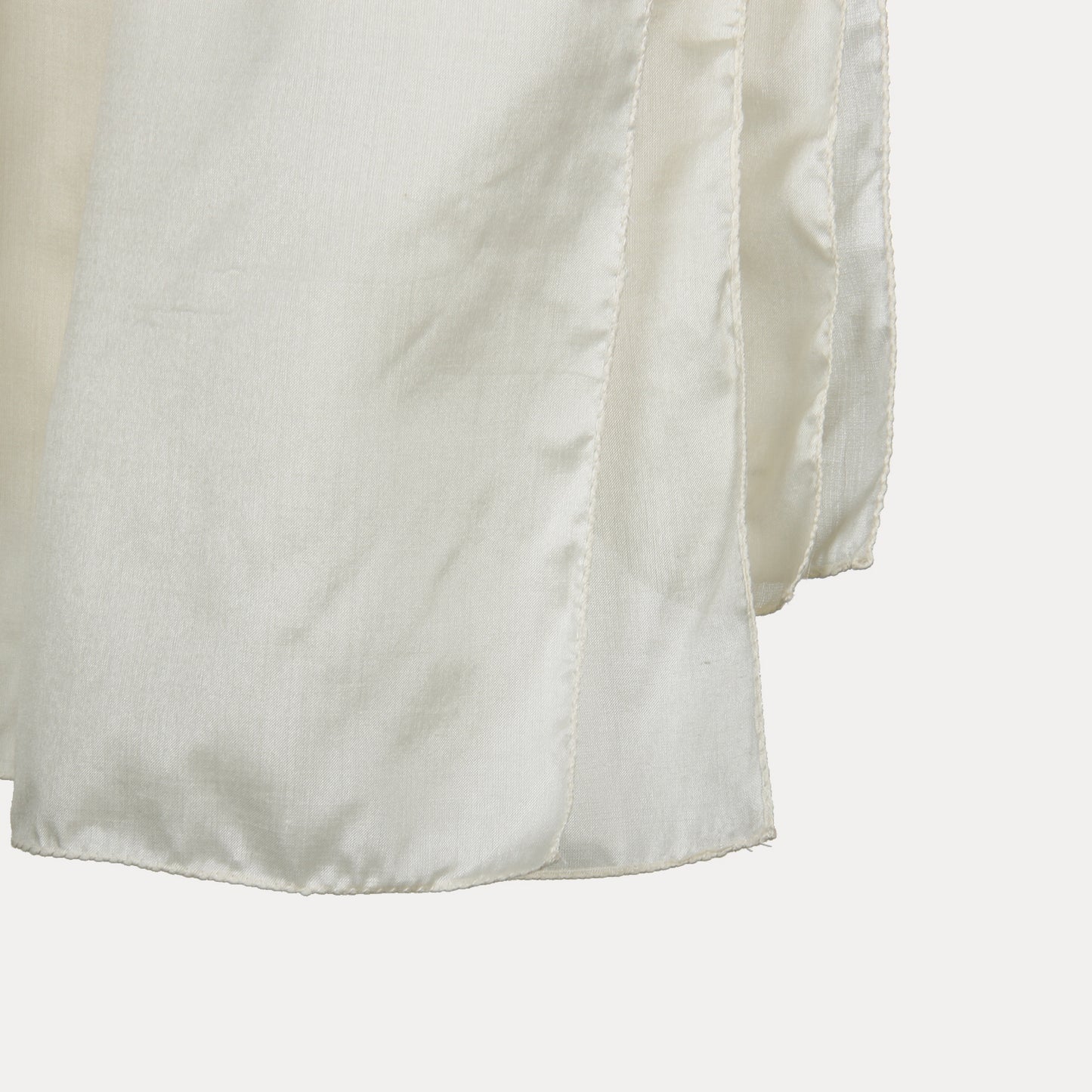 Seidentuch Warm oder Leicht • Natürliche Peace Silk • 100% Seide • 90 x 90 cm • Varianten Verfügbar • Creme • Für Damen & Herren