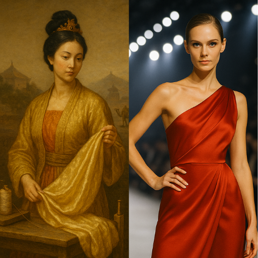 Seide in Geschichte & Kultur: Von den Kaisern Chinas bis zur Haute Couture