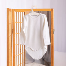 Seiden-Baby Body von Alkena • Natürliche Peace Silk • 100% Seide • Langarm
