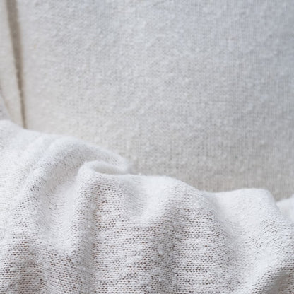 Seiden-Jersey Flauschig • Natürliche Peace Silk • 100% Seide • Naturweiß • Bouretteseide