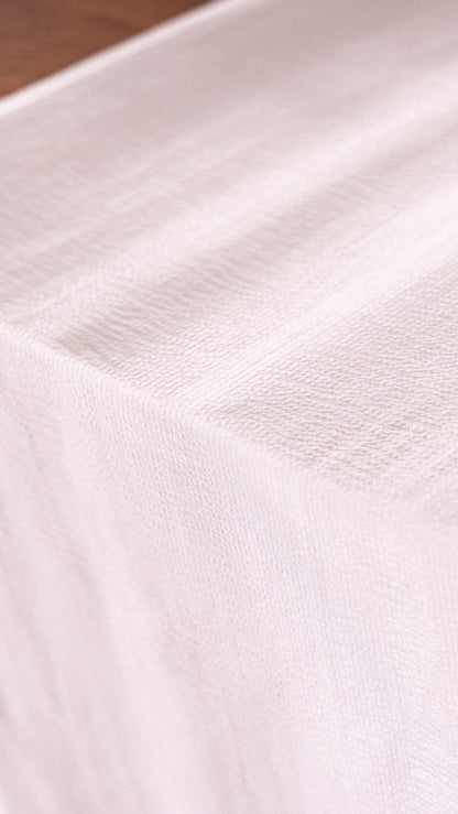 Seiden-Haartuch zum Turban binden • Natürliche Peace Silk • 100% Seide • 55 x 115 cm • Naturweiß