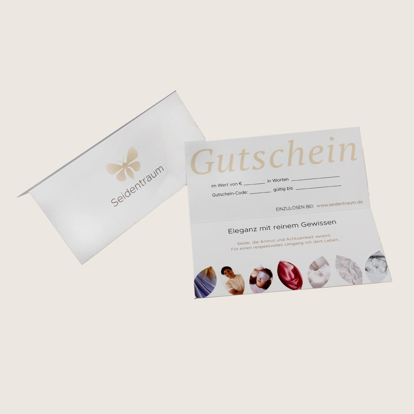 Seidentraum-Gutschein • Natürlich Peace Silky • Nachhaltig Schenken