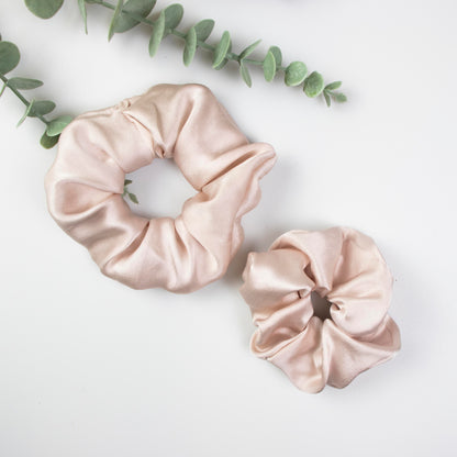 Seiden-Scrunchie • Haargummi • Natürlicher Peace Silk • 100% Seide • Varianten Verfügbar