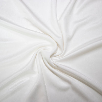 Seiden-Jersey Mora • Dehnbarer Interlock • Natürliche Peace Silk • 100% Maulbeerseide • Ungefärbt • Naturweiß