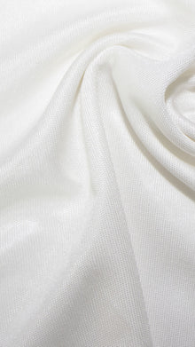 Silk Jersey Mora • Stretchy Interlock • Natural Peace Silk • 100% Mulberry Silk • Undyed • Natural White
