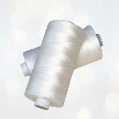 Seidengarn Nähseide • Nähmaschinen-Geeignet • 100% Seide • 1000m Spule