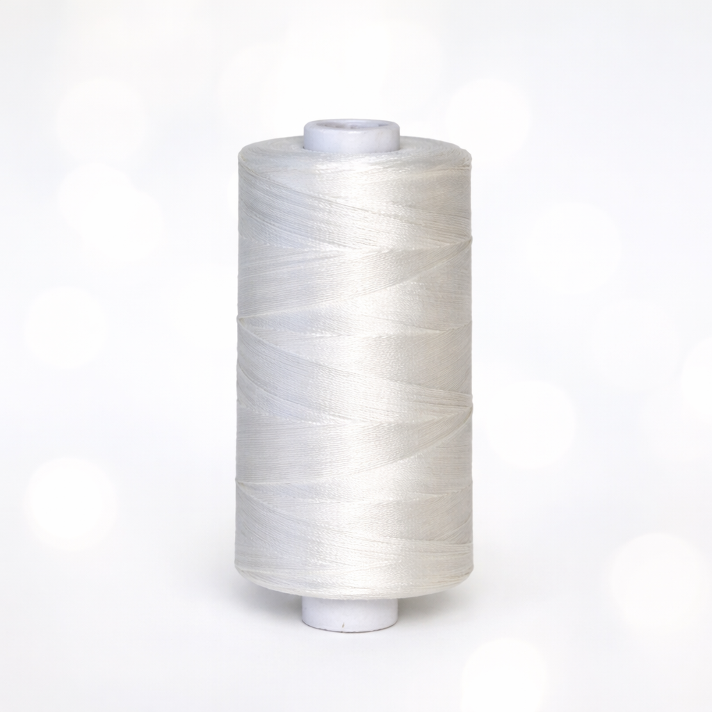 Seidengarn Nähseide • Nähmaschinen-Geeignet • 100% Seide • 1000m Spule