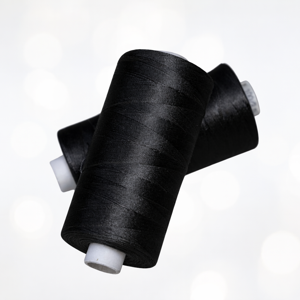 Seidengarn Nähseide • Nähmaschinen-Geeignet • 100% Seide • 1000m Spule