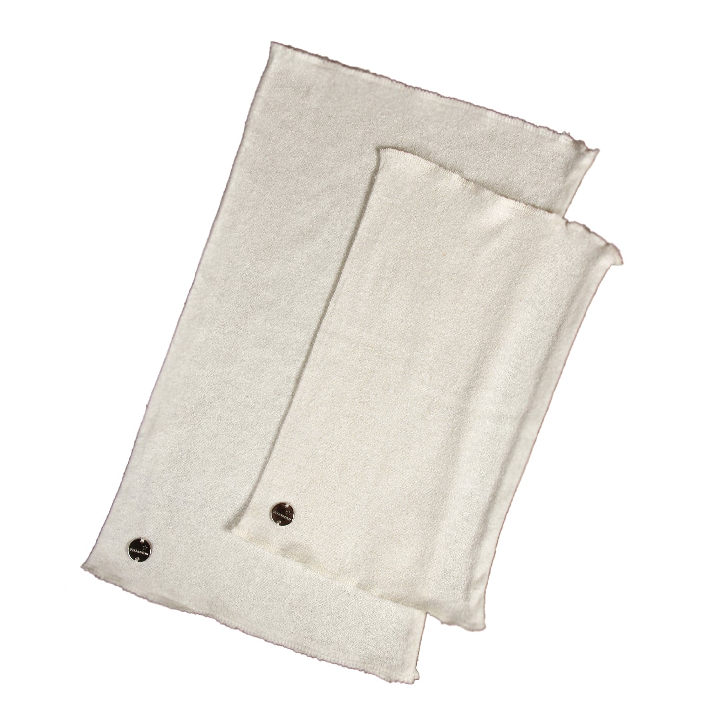 Neckwarmer • Natürliche Peace Silk • 100% Seide • Für Damen, Herren & Kinder • Naturweiß