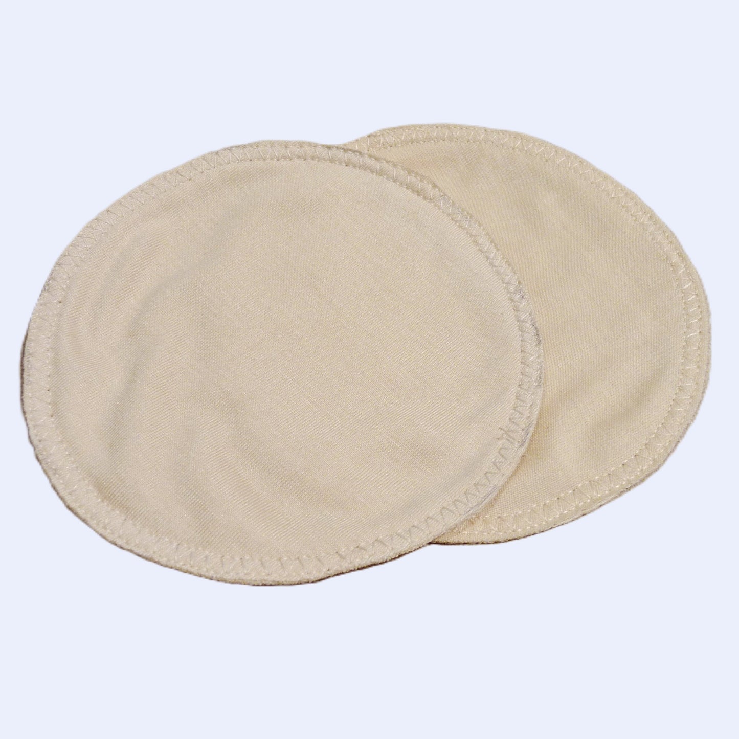 Seiden-Stilleinlagen • Pflegend • Natürliche Peace Silk • 100% Seide • Naturbelassen Creme • 1 Paar