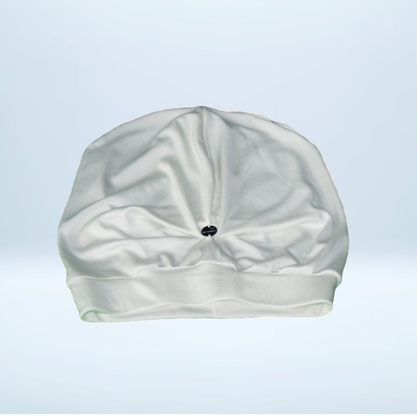 Seiden-Schlafhaube Turban von Seidenstern • Jersey • Natürliche Peace Silk • 100% Seide • Naturweiß