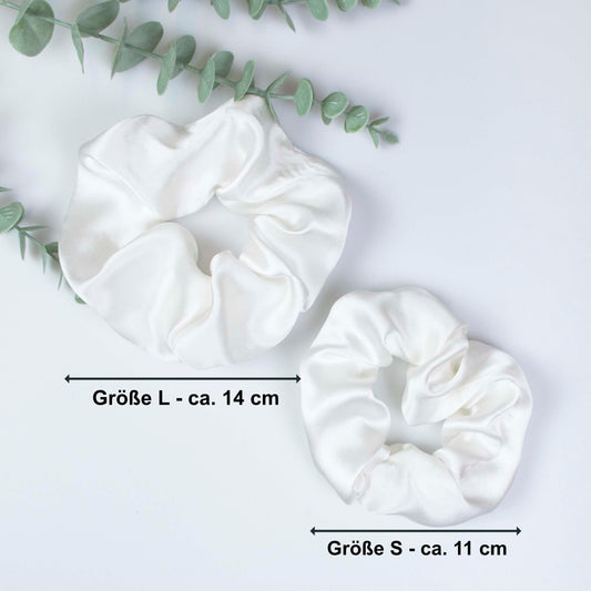 Seiden-Scrunchie • Haargummi • Natürliche Peace Silk • 100% Seide • Varianten Verfügbar