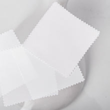 Seiden-Auflagen aus Satin • Hautpflegend • Peace Silk • 100% Seide • Naturweiß • 10 Stück • 10 x 10cm