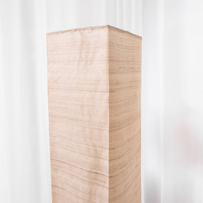 Seidenstoff Fester Taft • Peace Silk • 100% Seide • Beige-Braun • Handgewebt • Antara