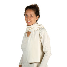 Seidenschal Warm • Natürliche Peace Silk •  100% Seide •Varianten Verfügbar • Creme • Für Damen & Herren
