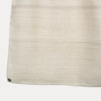 Seidenschal Warm • Natürliche Peace Silk •  100% Seide •Varianten Verfügbar • Creme • Für Damen & Herren