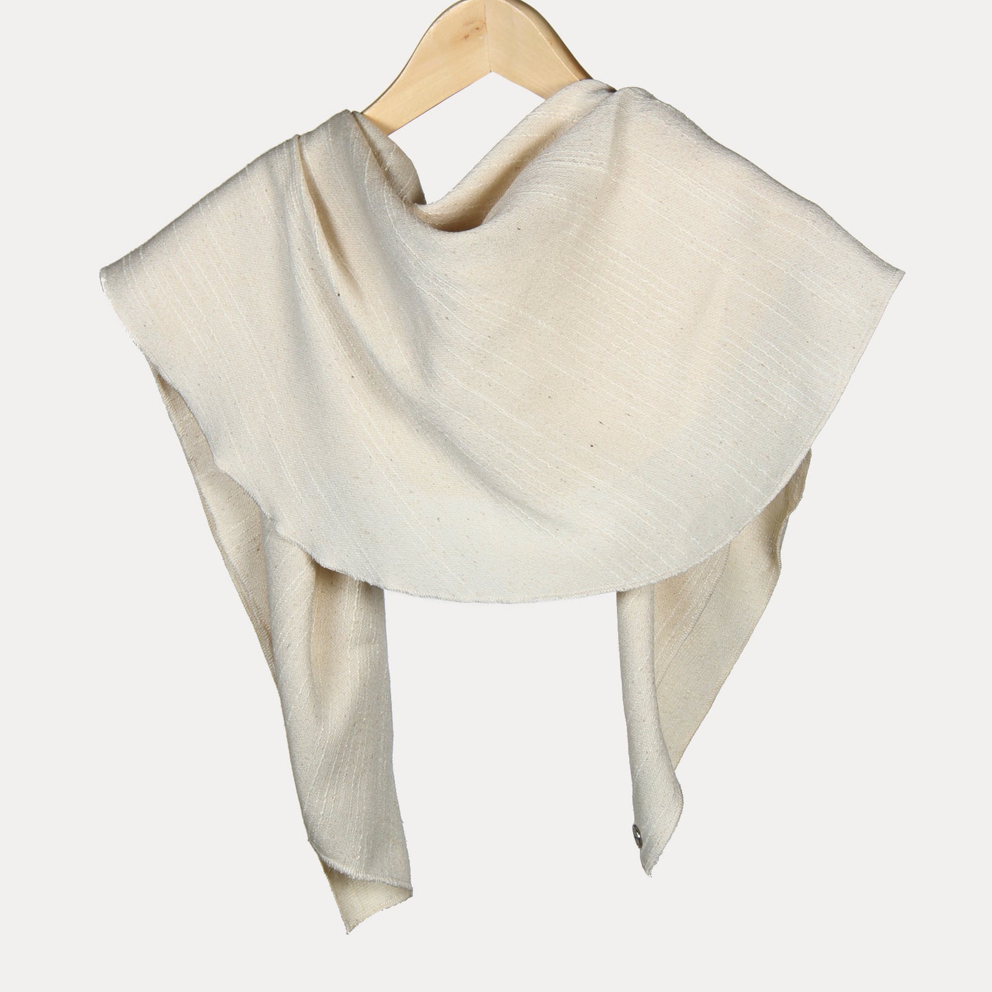 Seidentuch Warm oder Leicht • Natürliche Peace Silk •  100% Seide • 90 x 90 cm • Varianten Verfügbar • Creme • Für Damen & Herren