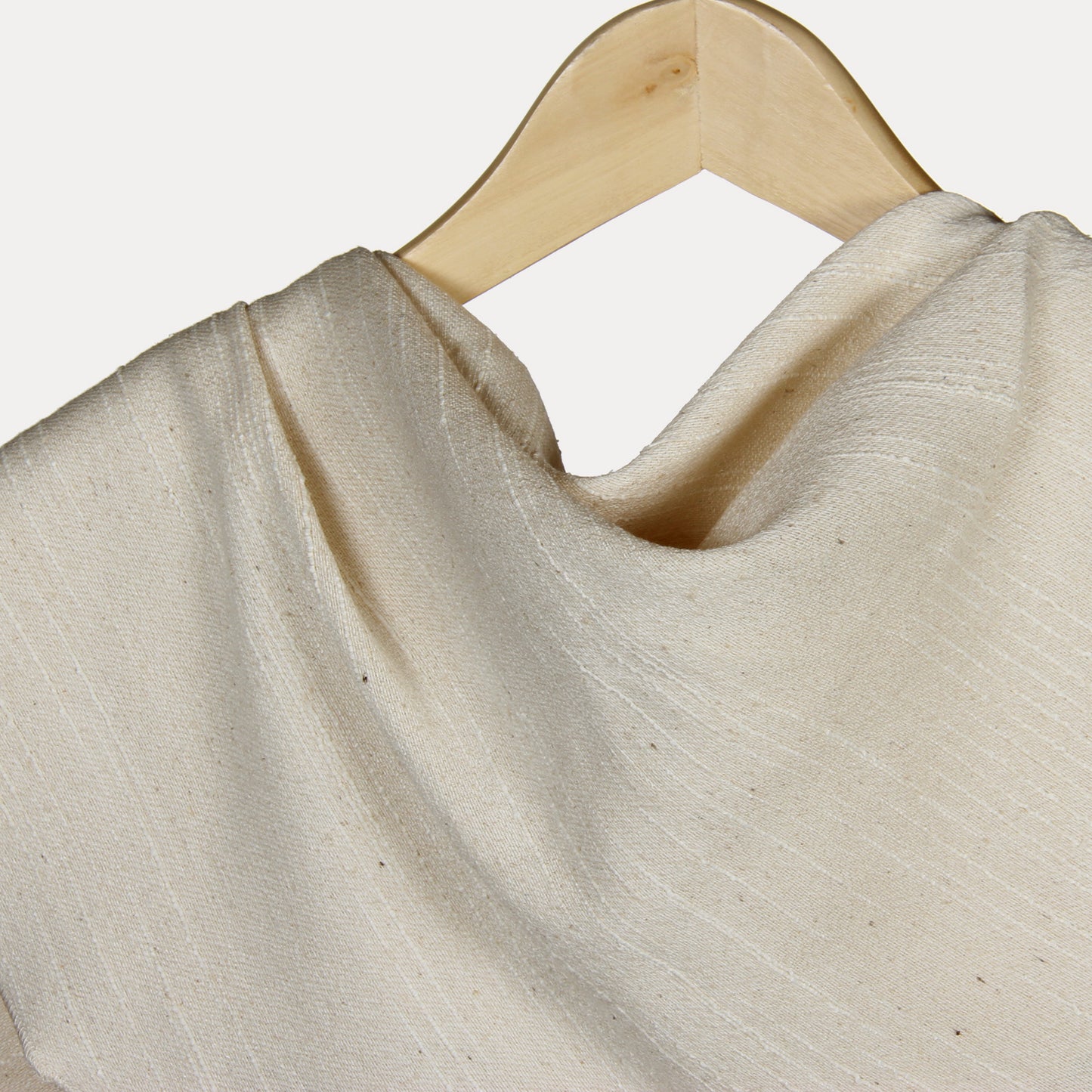 Seidentuch Warm oder Leicht • Natürliche Peace Silk •  100% Seide • 90 x 90 cm • Varianten Verfügbar • Creme • Für Damen & Herren