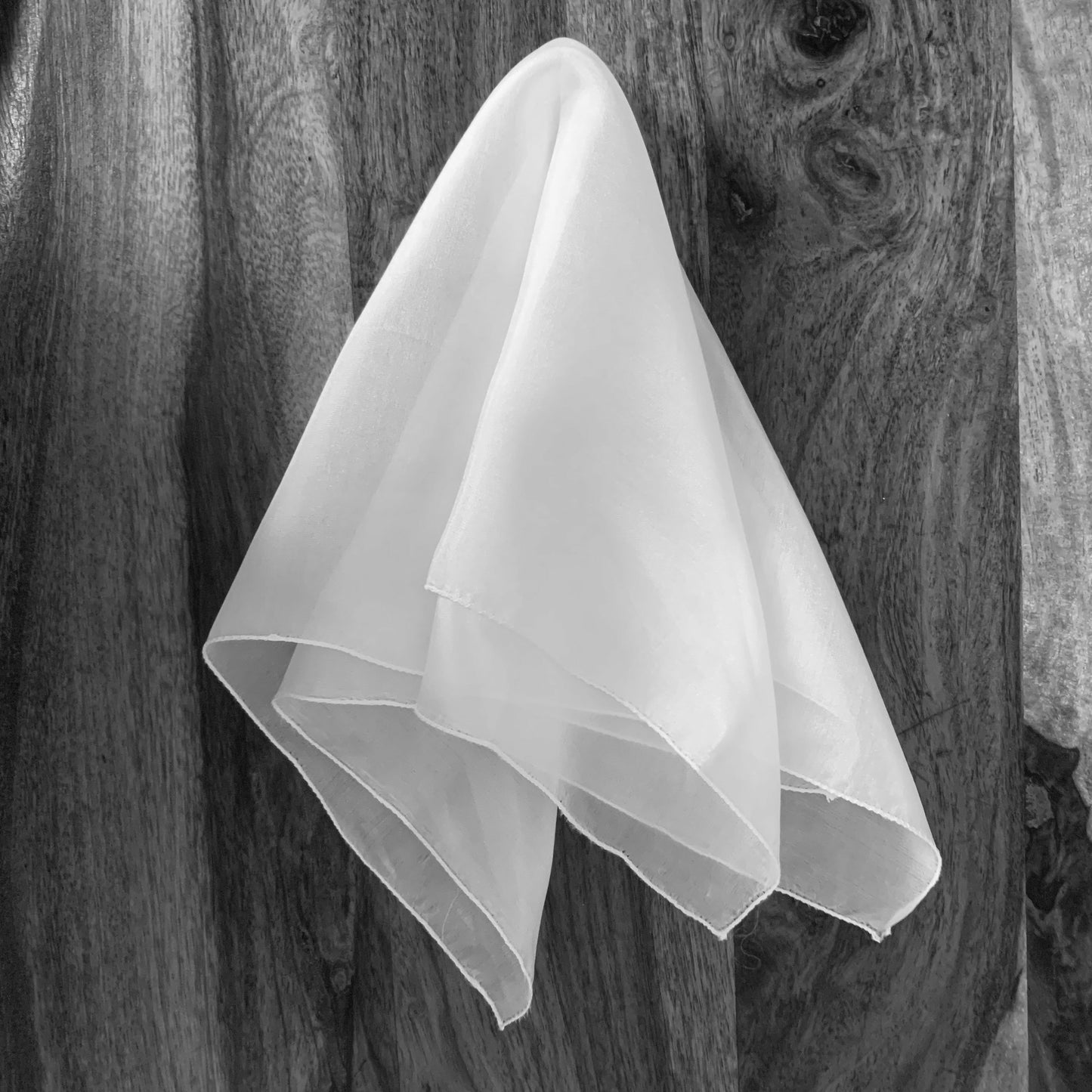 Seidentuch Pongé 05 • Natürlicher Peace Silk • 100% Seide • Transparent • Klein • Kinder & Damen