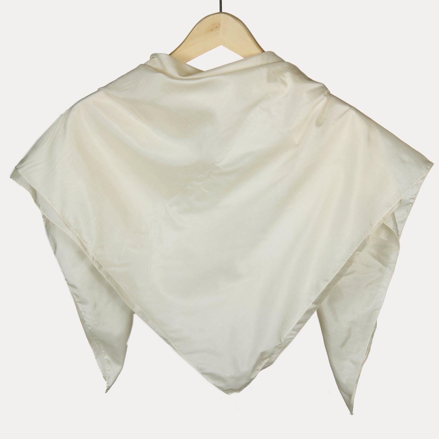 Seidentuch Warm oder Leicht • Natürliche Peace Silk •  100% Seide • 90 x 90 cm • Varianten Verfügbar • Creme • Für Damen & Herren