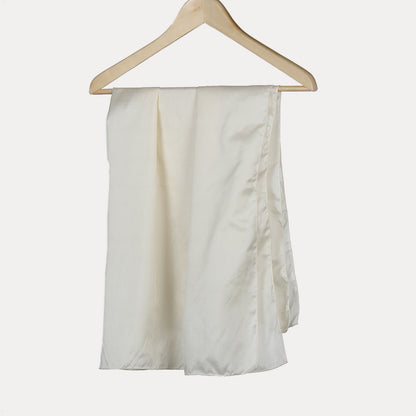 Seidentuch Warm oder Leicht • Natürliche Peace Silk •  100% Seide • 90 x 90 cm • Varianten Verfügbar • Creme • Für Damen & Herren