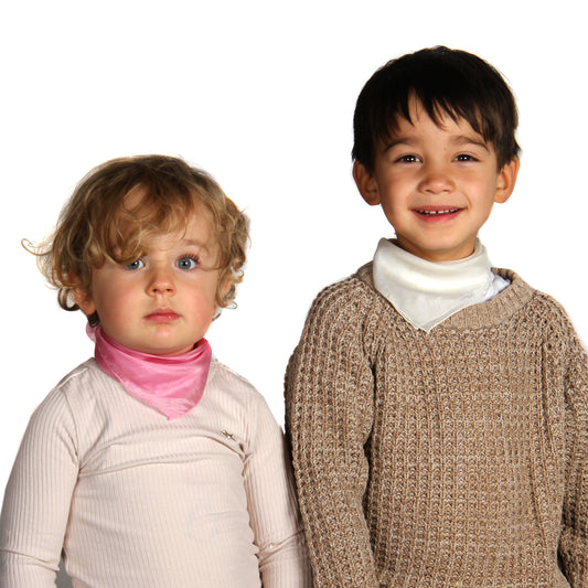 Seidentuch Pongé 05 • Natürlicher Peace Silk • 100% Seide • Transparent • Klein • Kinder & Damen