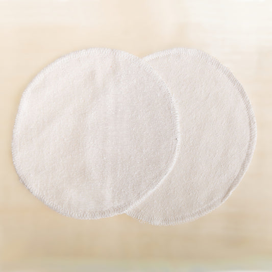 Seiden-Stilleinlagen • Pflegend • Natürliche Peace Silk • 100% Seide • Bouretteseide in Naturweiß