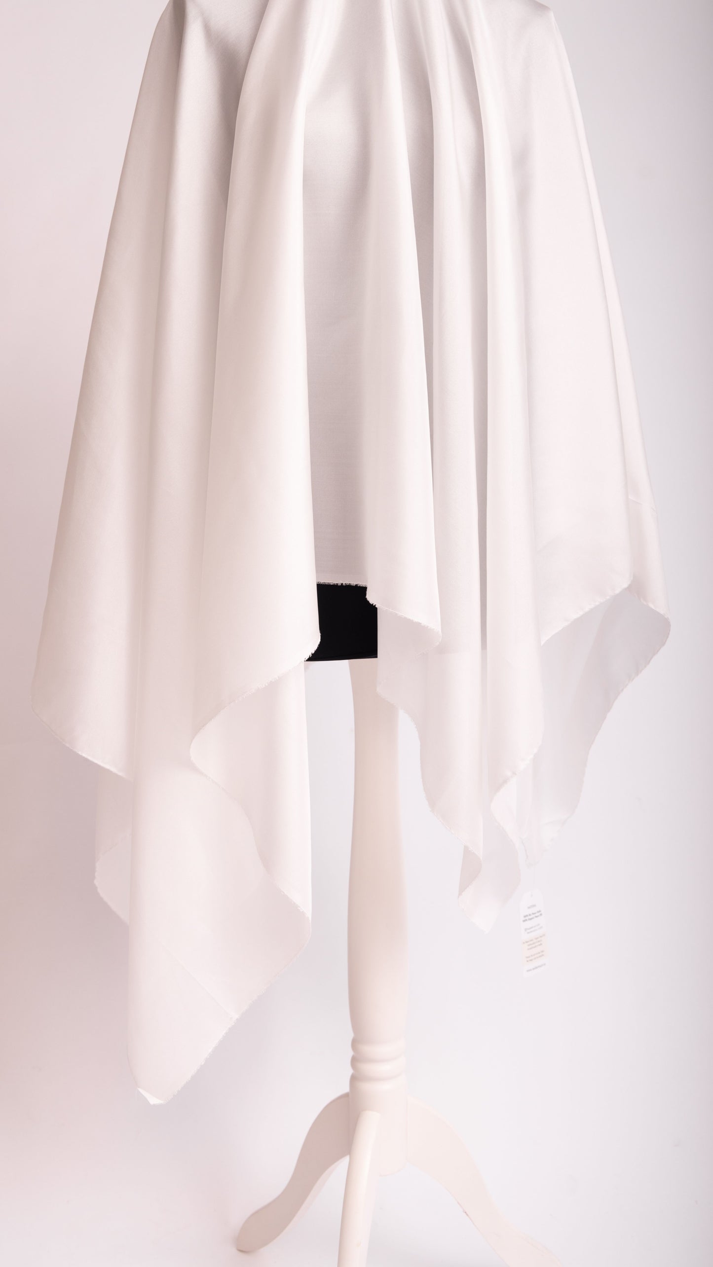 Habotai Silk Taffeta • Sustainable Peace Silk • 100% Silk • Natural White • Aruna 