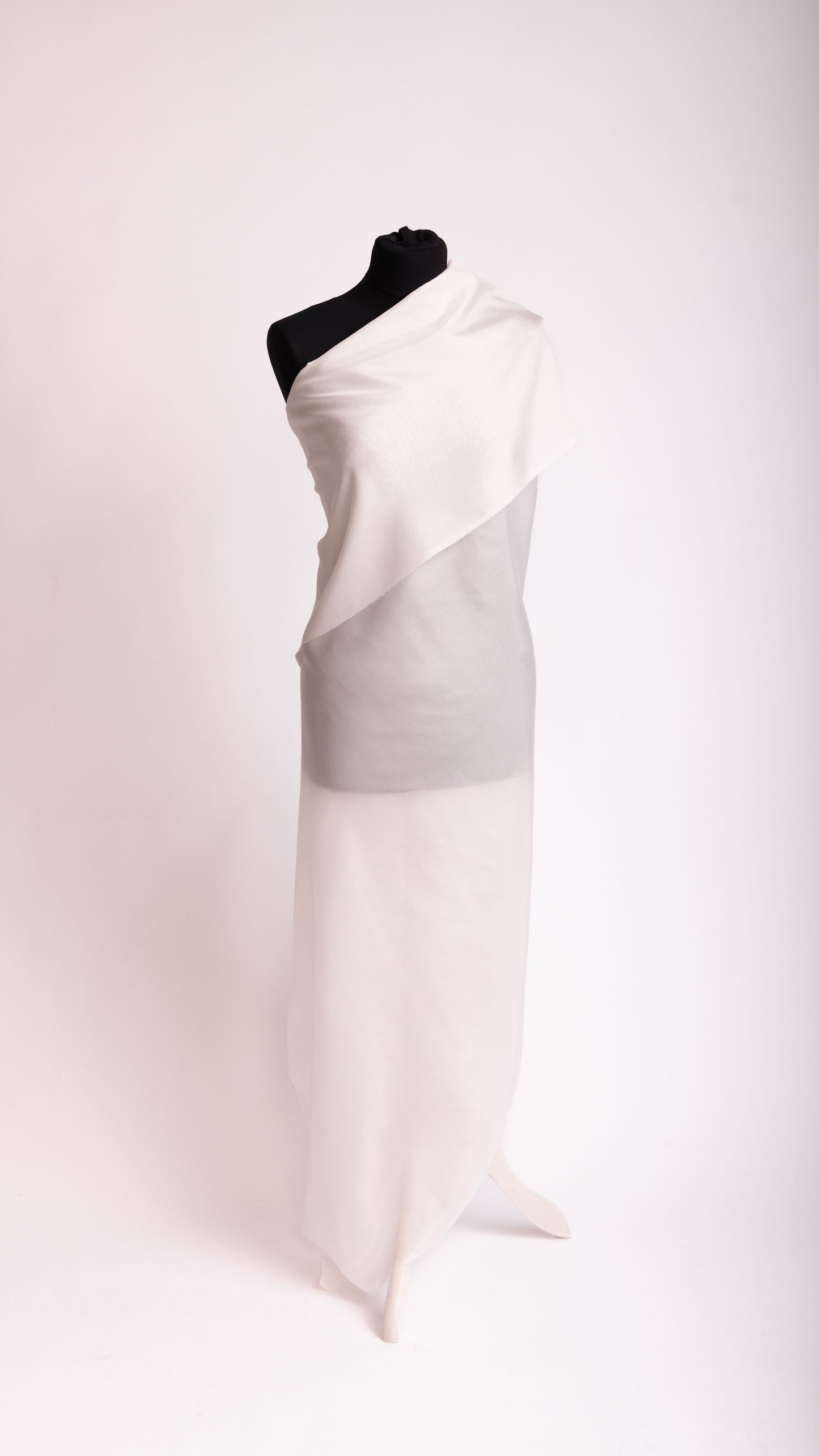 Habotai Silk Taffeta • Sustainable Peace Silk • 100% Silk • Natural White • Aruna 