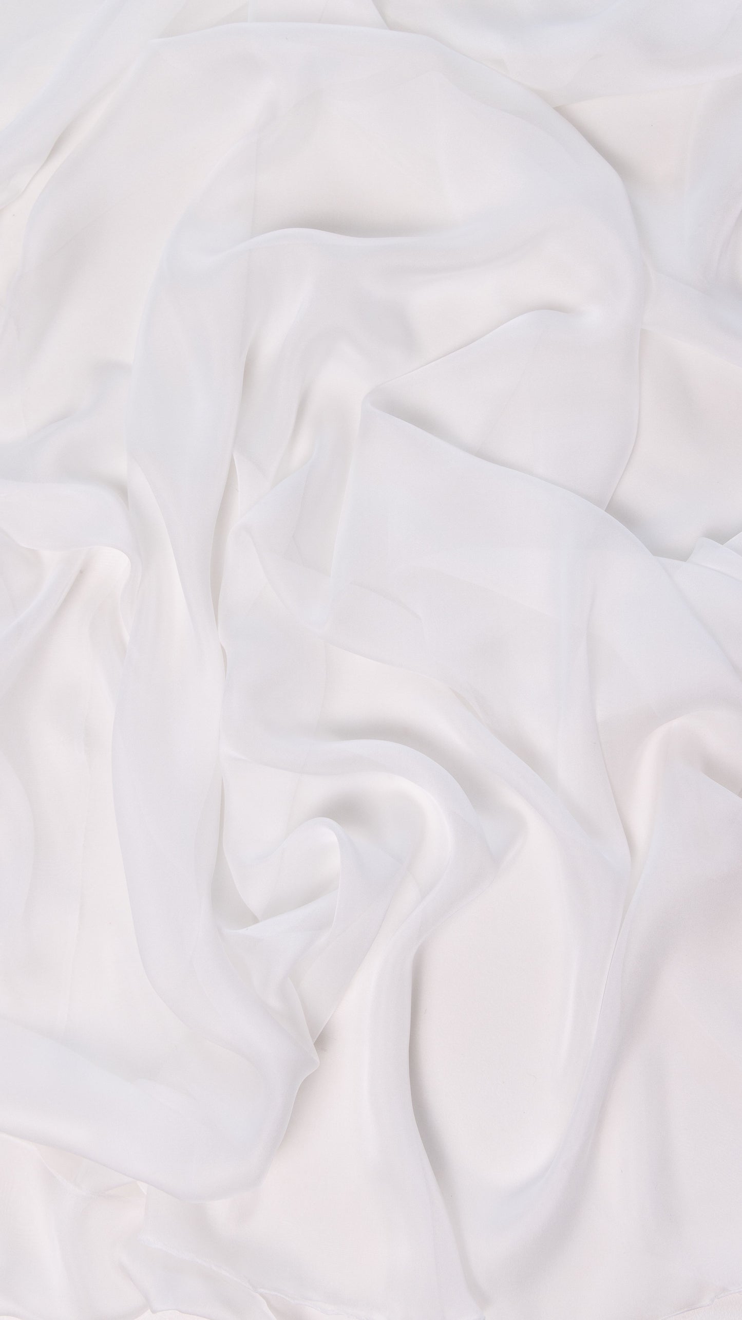 Seidenstoff für Brautkleider • Natürlicher Peace Silk Chiffon • 100% Seide • Naturweiß Transparent • Chandra