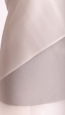 Seidenstoff für Brautkleider • Peace Silk Crêpe Georgette • 100% Seide • Naturweiß • Gila