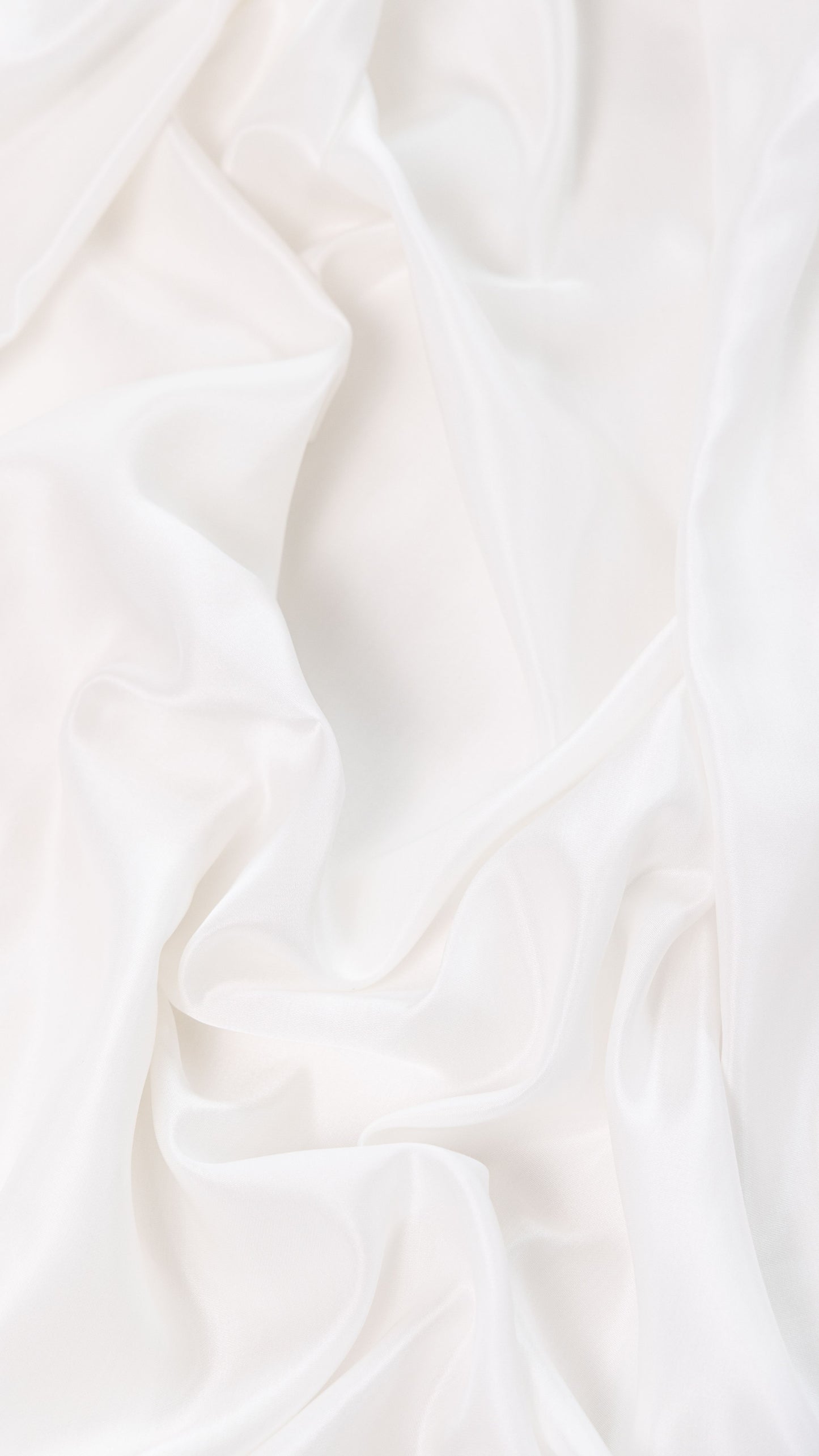 Seidenstoff Satin • Nachhaltige Peace Silk • 30% Seide, 70% Baumwolle • Naturweiß • Kapas