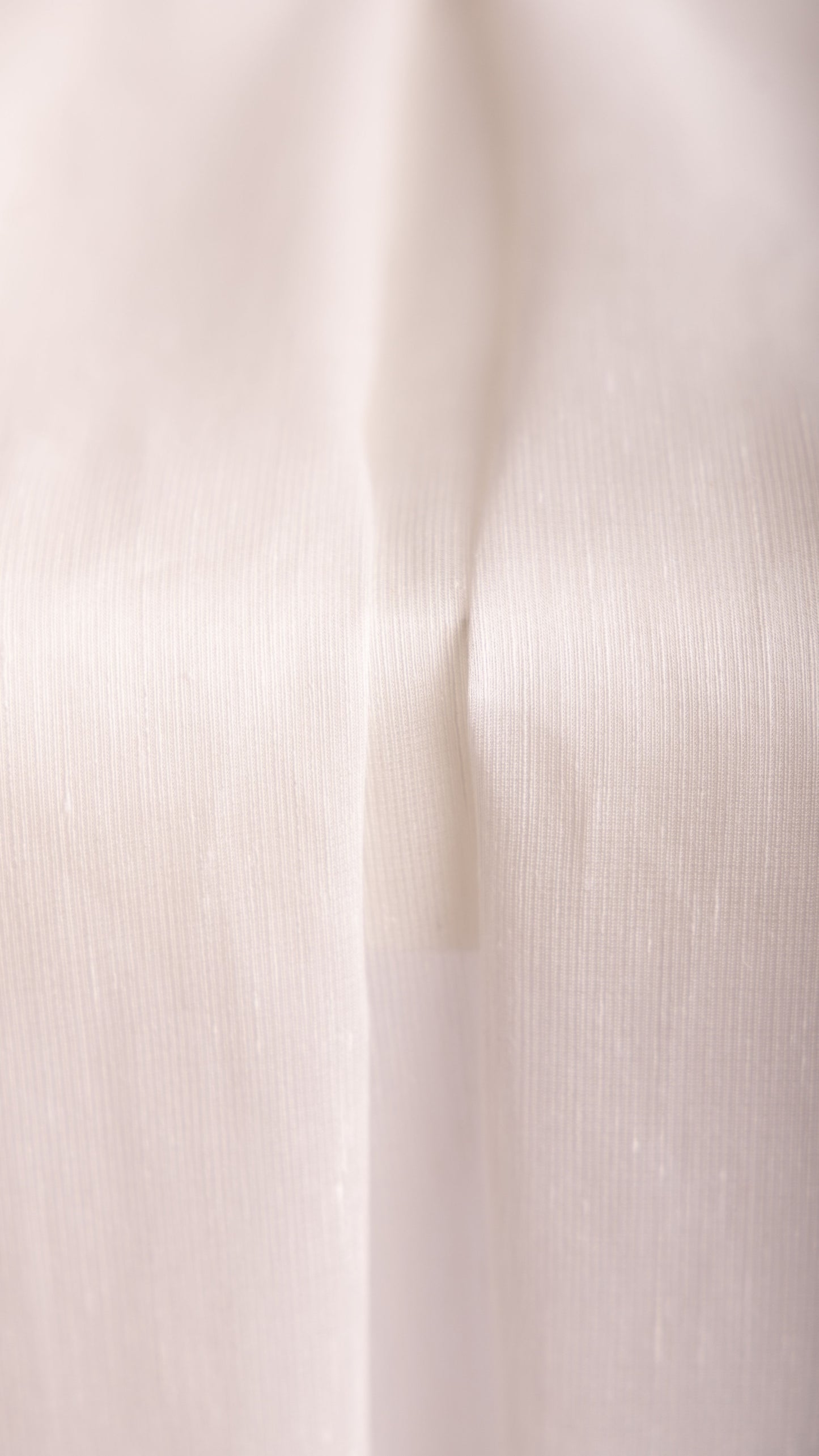 Seidenstoff Dupion • Nachhaltige Peace Silk • 30% Seide, 70% Leinen • Naturweiß Transparent • Laksha