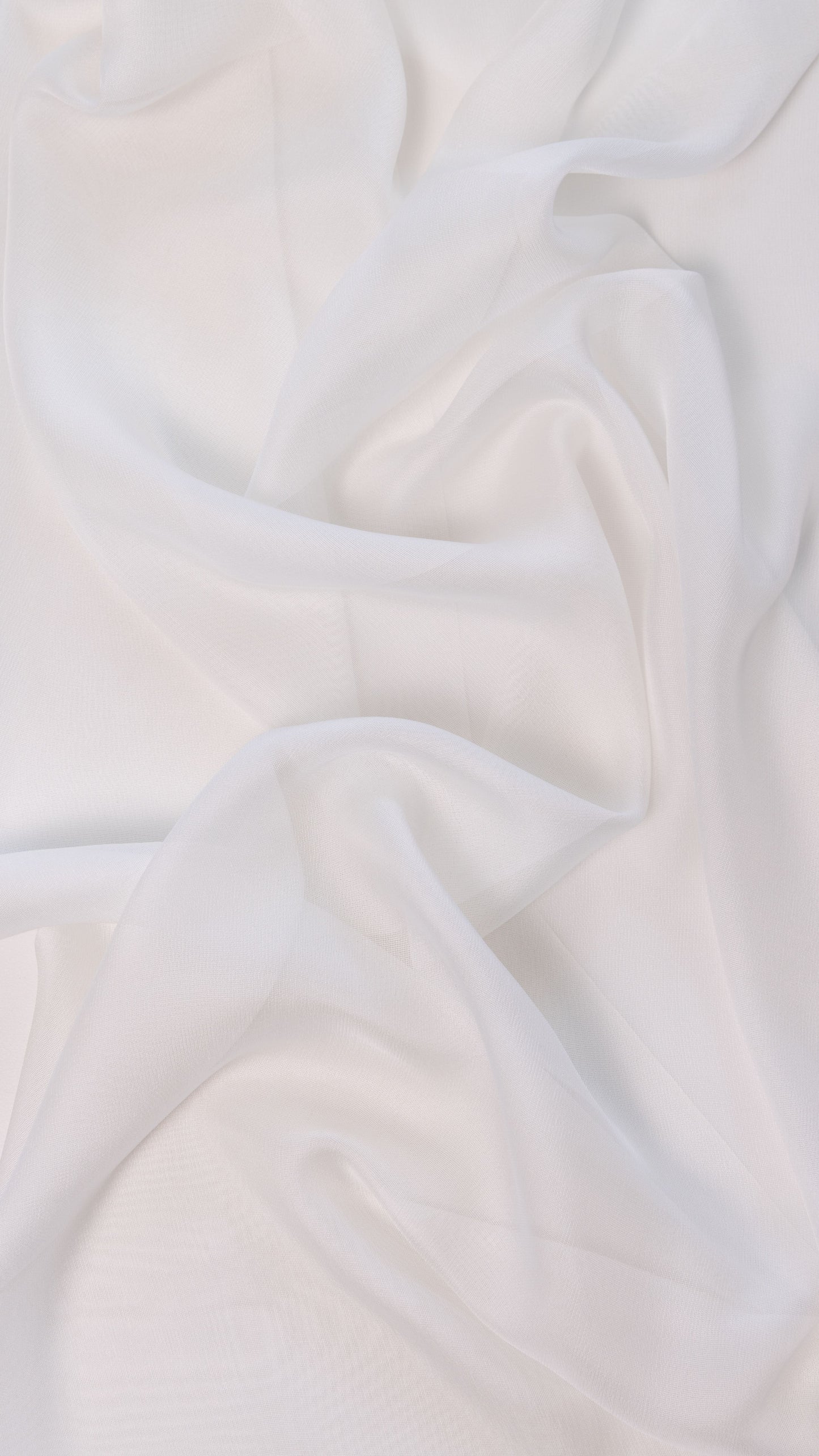 Seidenstoff für Brautkleider • Natürlicher Peace Silk Mesh • 100% Seide • Naturweiß Transparent