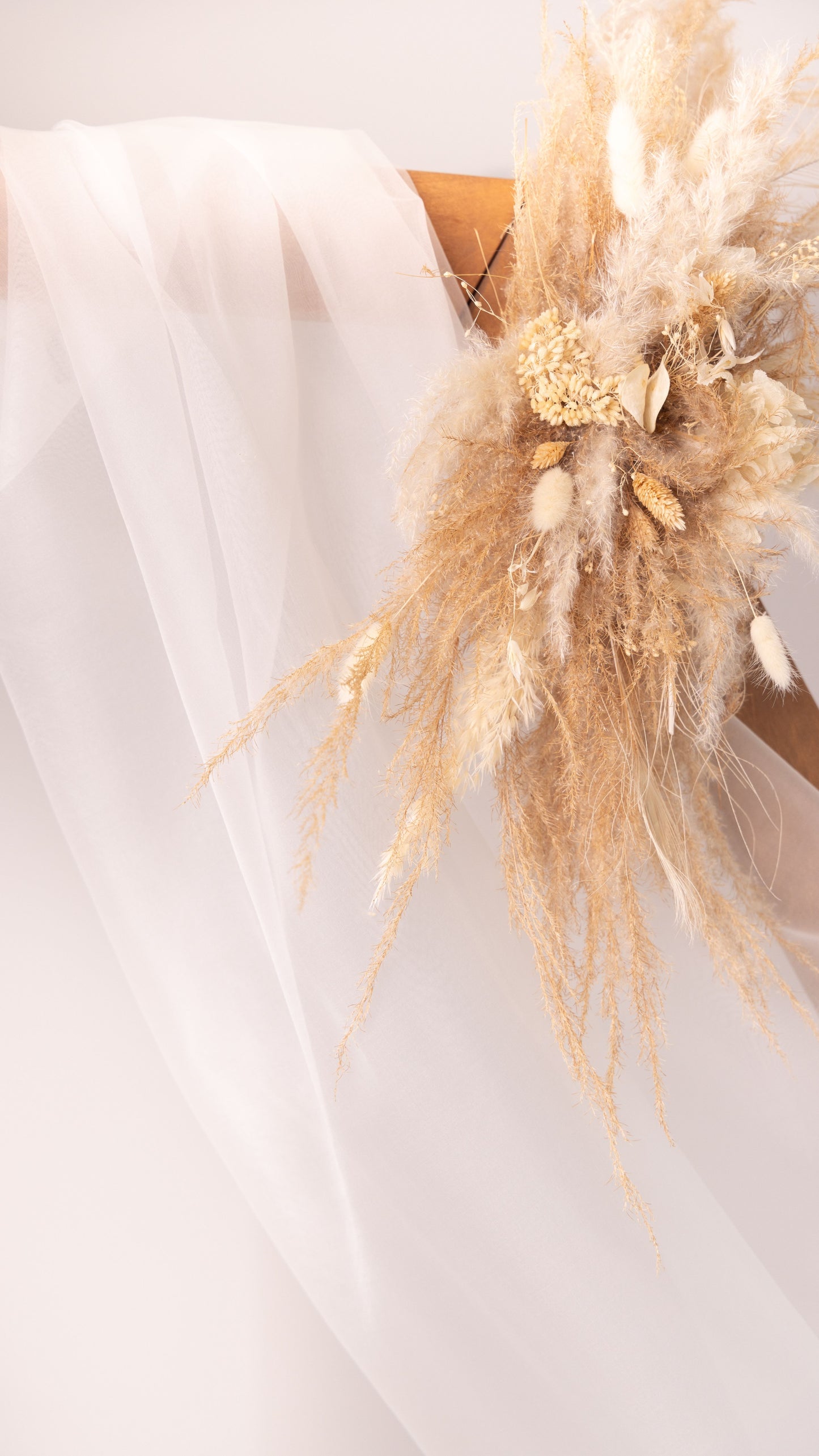 Seidenstoff für Brautkleider • Nachhaltiger Peace Silk Organza • 100% Seide • Naturweiß Transparent