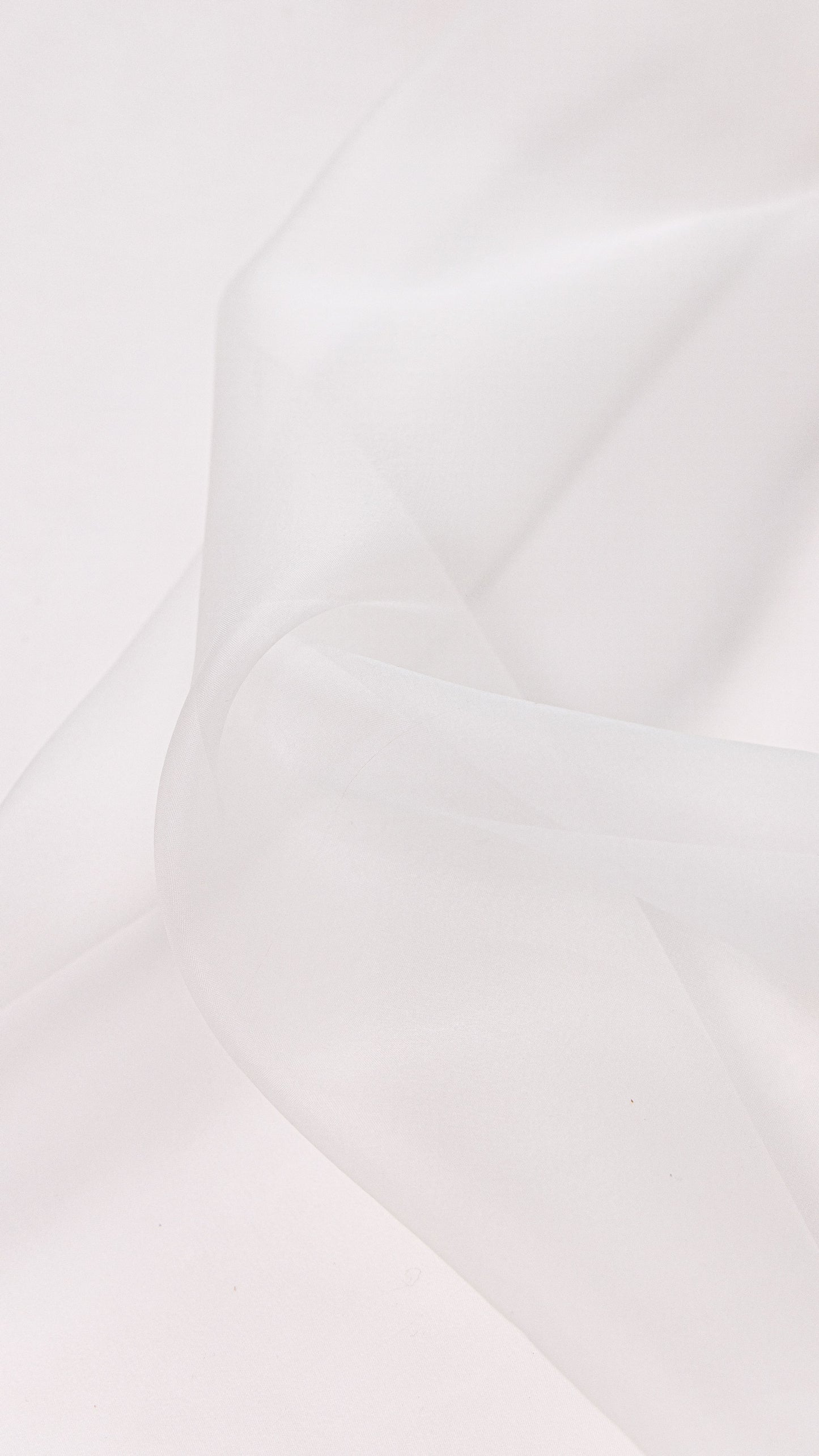 Seidenstoff für Brautkleider • Nachhaltiger Peace Silk Organza • 100% Seide • Naturweiß Transparent