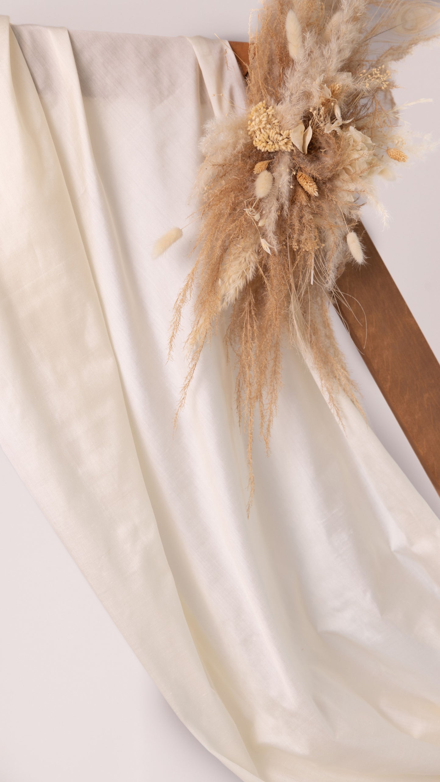 Seidenstoff Taft • Naturbelassene Peace Silk • 100% Seide • Creme • Rama