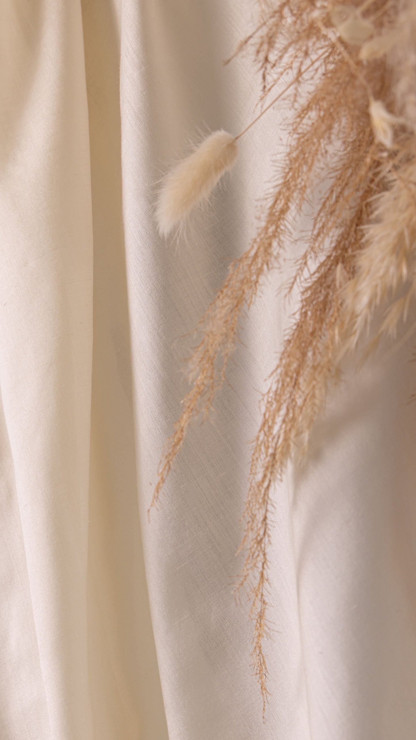 Seidenstoff Taft • Naturbelassene Peace Silk • 100% Seide • Creme • Rama