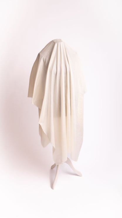 Seidenstoff Taft • Naturbelassene Peace Silk • 100% Seide • Creme • Rama