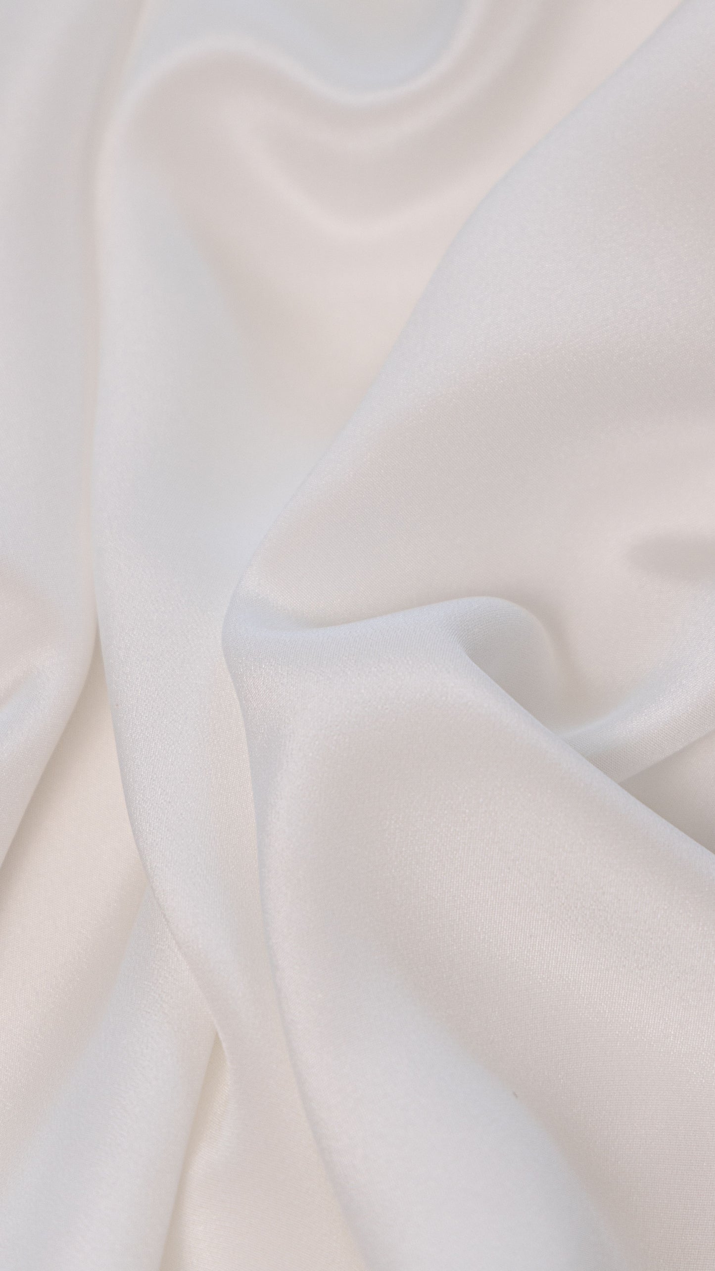 Seidenstoff für Brautkleider • Peace Silk Crêpe de Chine • 100% Seide • Naturweiß • Varianten Verfügbar • Rinara