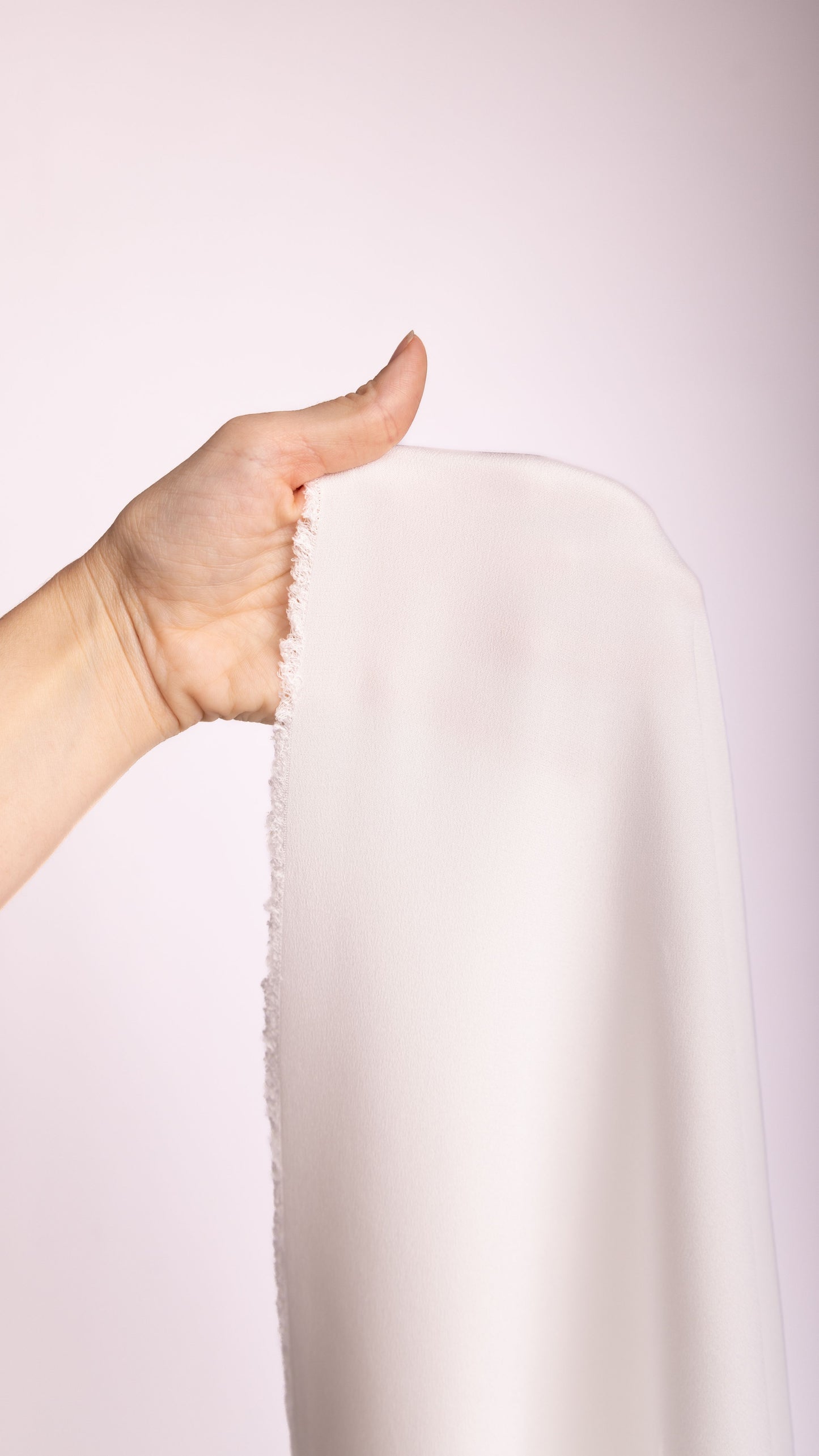 Seidenstoff für Brautkleider • Peace Silk Crêpe de Chine • 100% Seide • Naturweiß • Varianten Verfügbar • Rinara