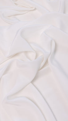 Seidenstoff für Brautkleider • Peace Silk Crêpe de Chine • 100% Seide • Naturweiß • Varianten Verfügbar • Rinara