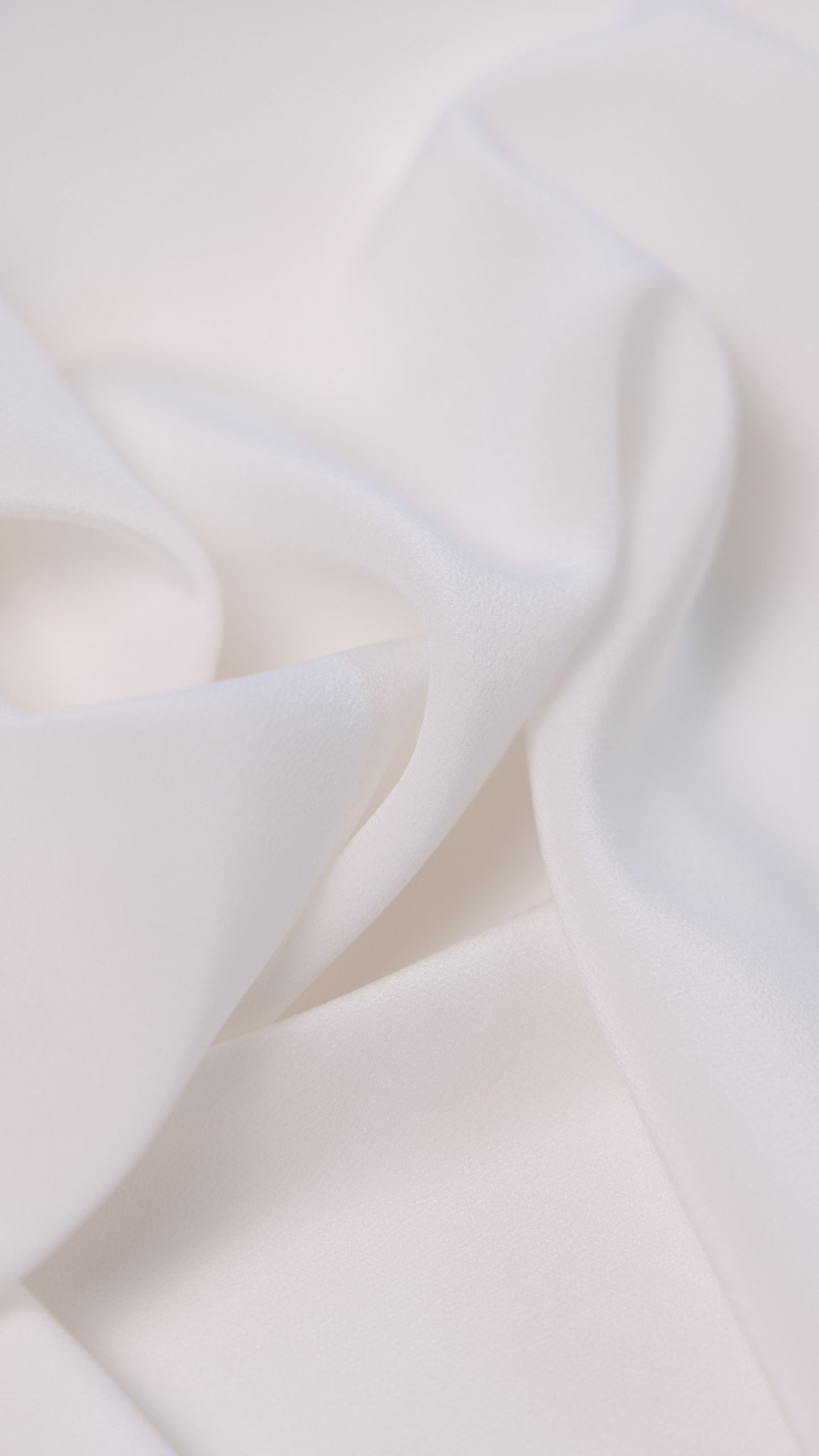 Seidenstoff für Brautkleider • Peace Silk Crêpe de Chine • 100% Seide • Naturweiß • Varianten Verfügbar • Rinara