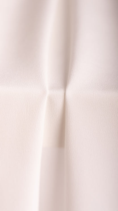 Seidenstoff für Brautkleider • Peace Silk Crêpe de Chine • 100% Seide • Naturweiß • Varianten Verfügbar • Rinara