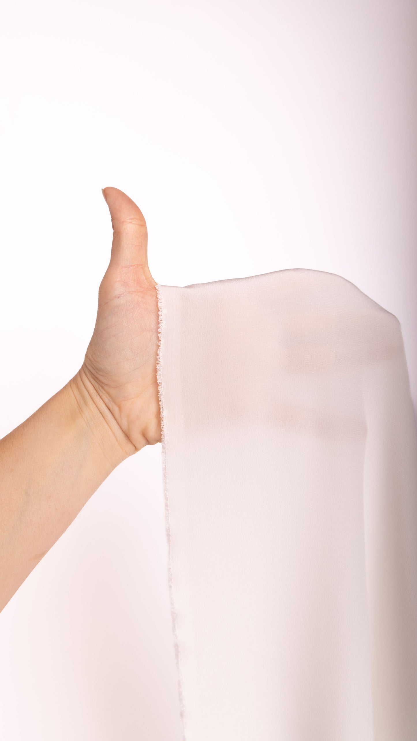 Seidenstoff für Brautkleider • Peace Silk Crêpe de Chine • 100% Seide • Naturweiß • Varianten Verfügbar • Rinara