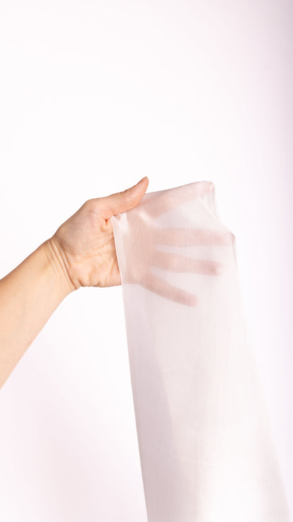 Pongé Silk Fabric 05 • Natural Peace Silk • 100% Silk • Variants Available • Tabby