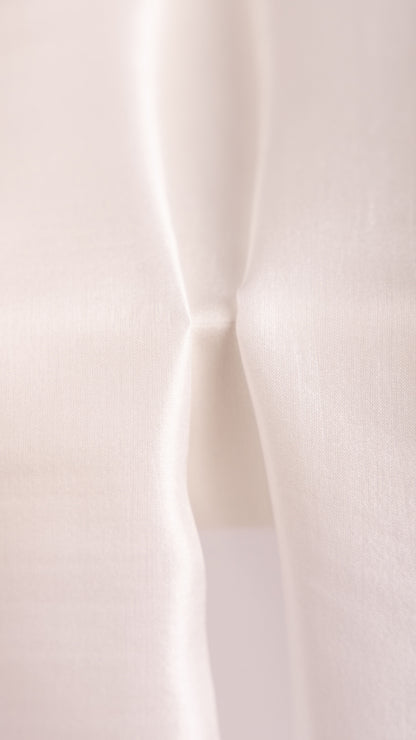 Pongé Silk Fabric 05 • Natural Peace Silk • 100% Silk • Variants Available • Tabby