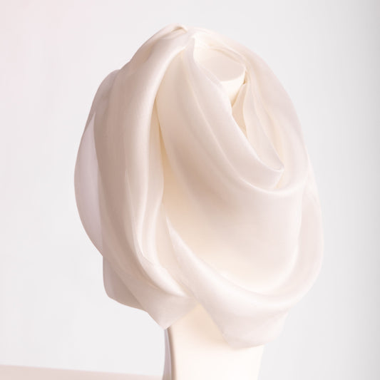 Seidentuch Pongé 05 • Nachhaltige Peace Silk • 100% Seide • Transparent • Groß